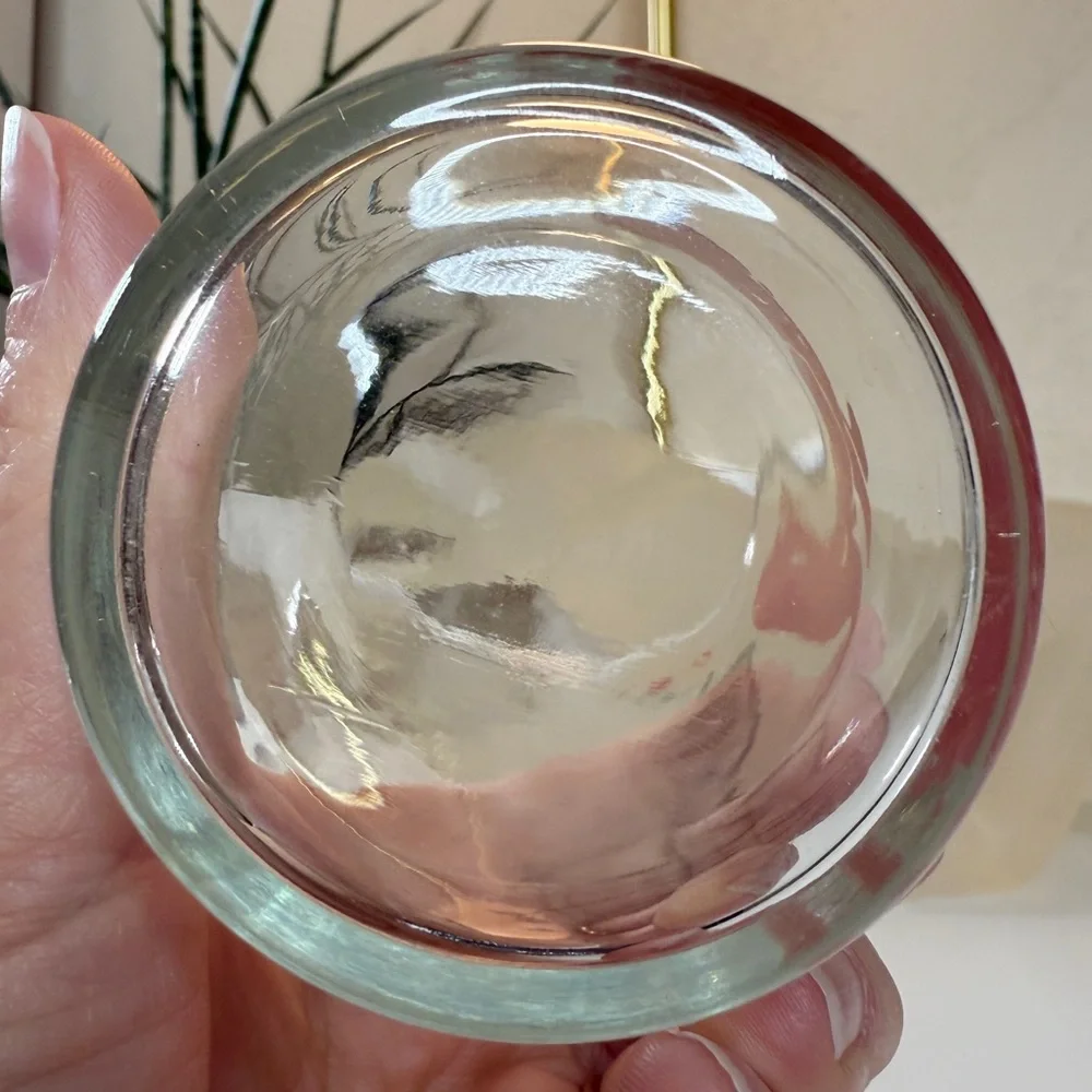 Vintage 1930s Federal Glass Dancing Pink Elephant Musical Notes Glass